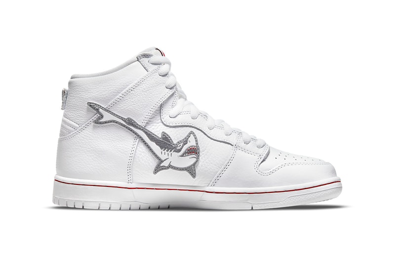 oski nike sb dunk high great white shark DC8908 105 release info date store list buying guide photos price 