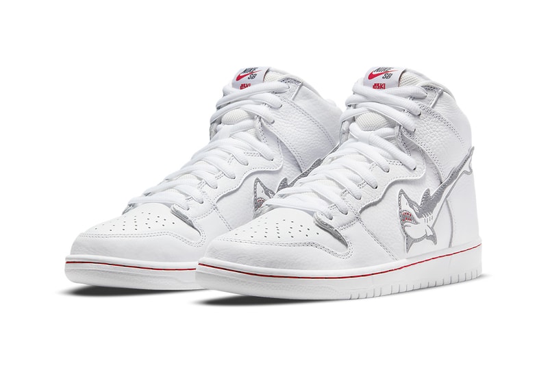 oski nike sb dunk high great white shark DC8908 105 release info date store list buying guide photos price 
