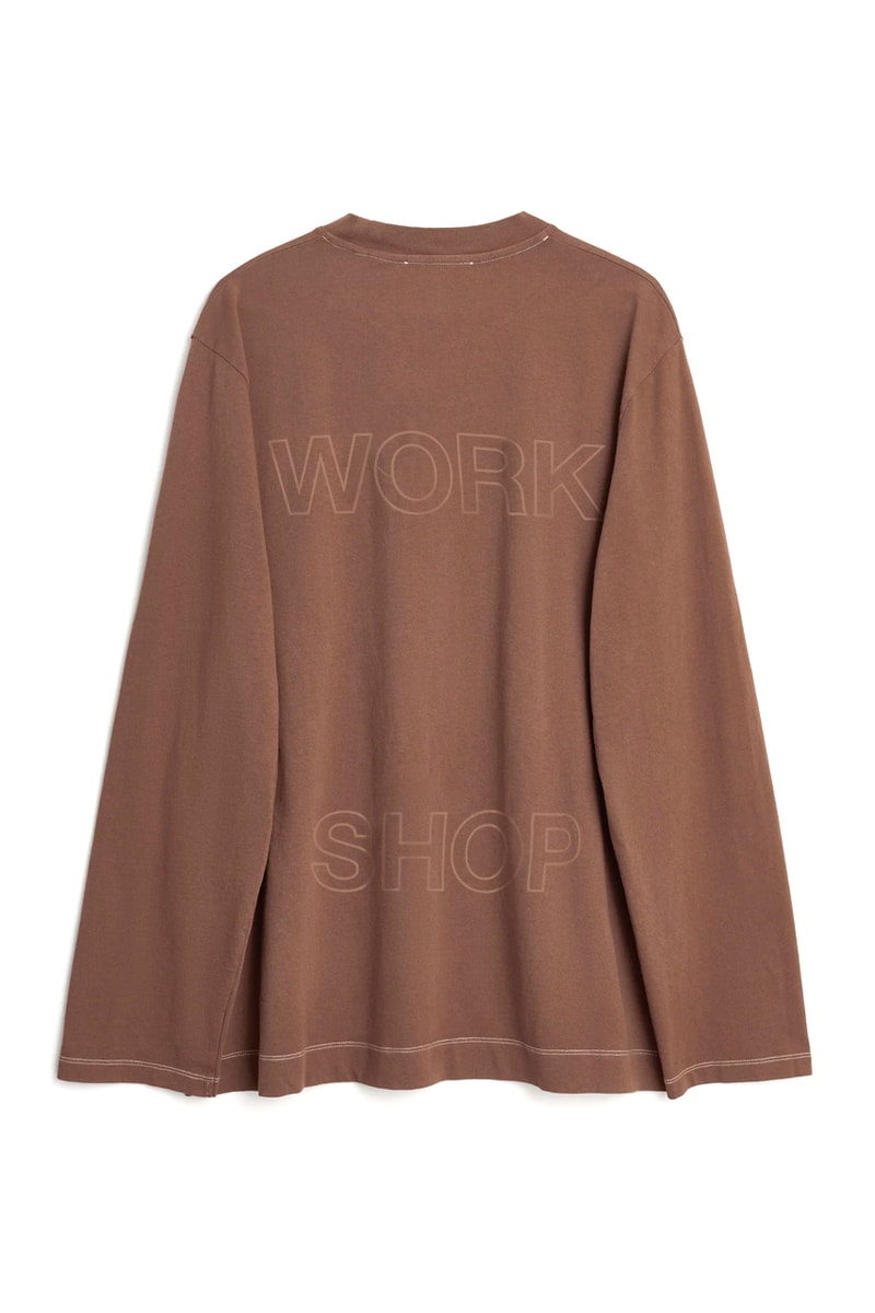 Our Legacy WORK SHOP Work Socks Upcycled Hoodie T-Shirts Long Sleeve Cafe Creme Shitake Swedish Luxury Label Christopher Nyung Jokum Hallin