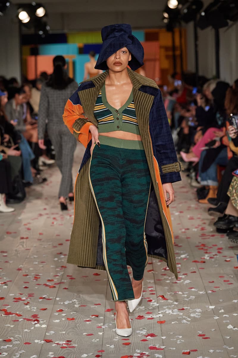 Ahluwalia Fall/Winter 2022 "From Nollywood to Bollywood" FW22 Collection Runway London Fashion Week LFW Looks Priya 