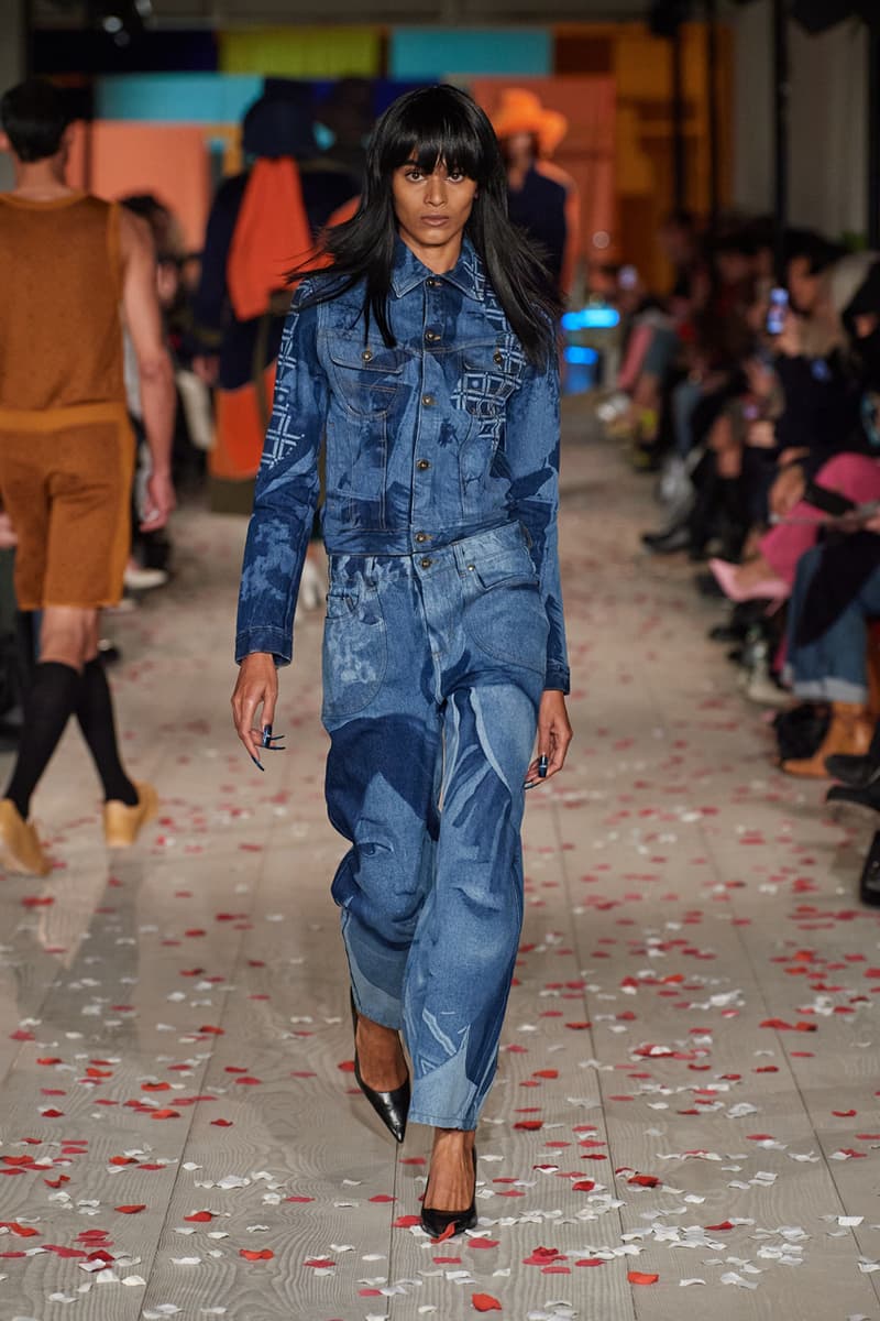 Ahluwalia Fall/Winter 2022 "From Nollywood to Bollywood" FW22 Collection Runway London Fashion Week LFW Looks Priya 