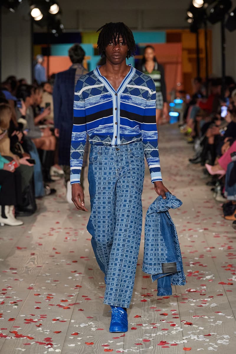 Ahluwalia Fall/Winter 2022 "From Nollywood to Bollywood" FW22 Collection Runway London Fashion Week LFW Looks Priya 