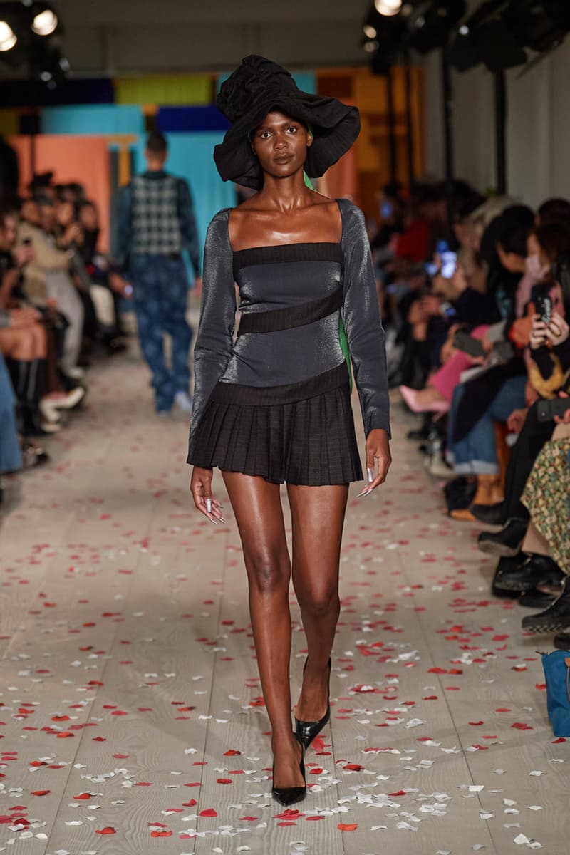 Ahluwalia Fall/Winter 2022 "From Nollywood to Bollywood" FW22 Collection Runway London Fashion Week LFW Looks Priya 