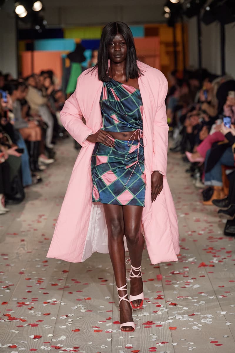 Ahluwalia Fall/Winter 2022 "From Nollywood to Bollywood" FW22 Collection Runway London Fashion Week LFW Looks Priya 