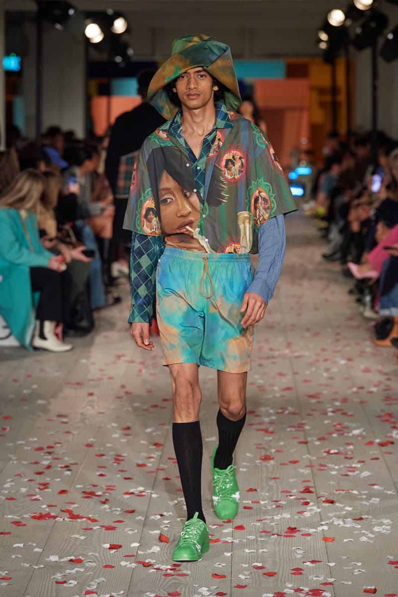 Ahluwalia Fall/Winter 2022 "From Nollywood to Bollywood" FW22 Collection Runway London Fashion Week LFW Looks Priya 