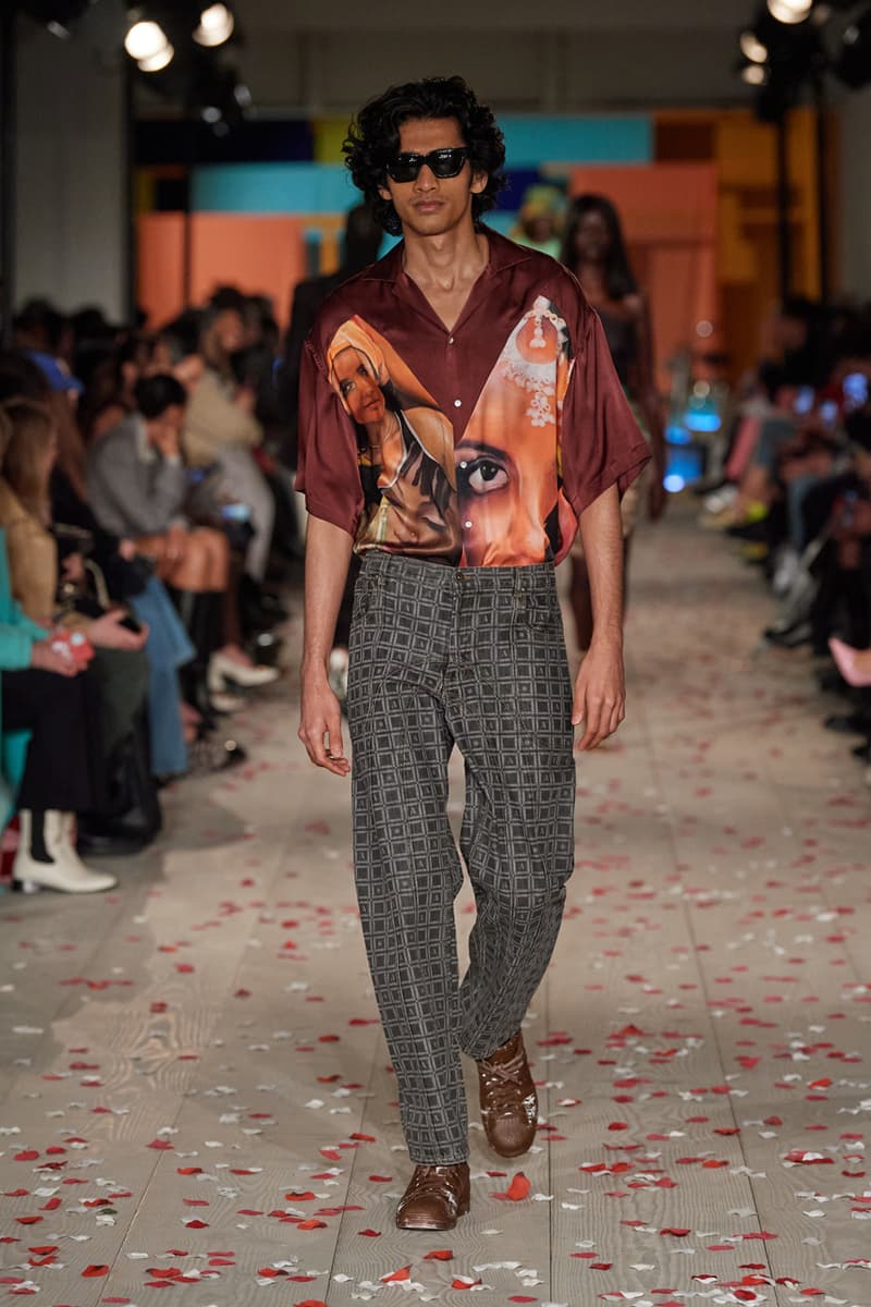 Ahluwalia Fall/Winter 2022 "From Nollywood to Bollywood" FW22 Collection Runway London Fashion Week LFW Looks Priya 