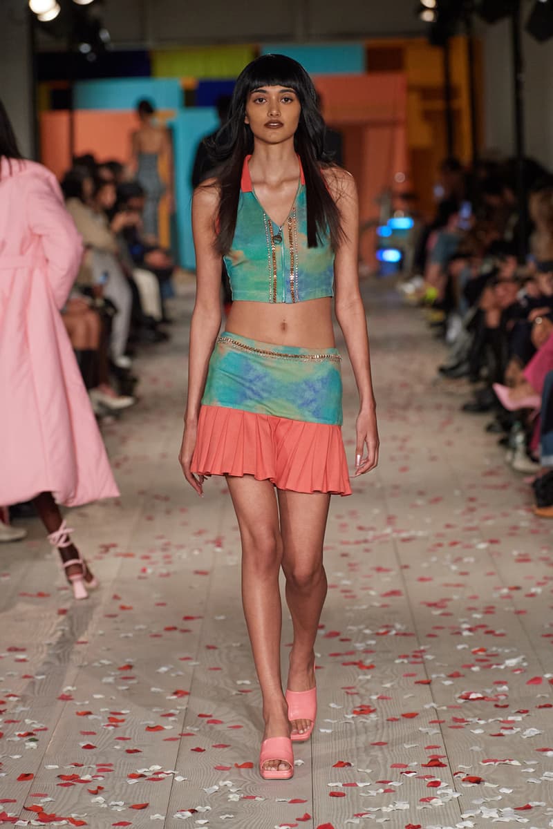 Ahluwalia Fall/Winter 2022 "From Nollywood to Bollywood" FW22 Collection Runway London Fashion Week LFW Looks Priya 