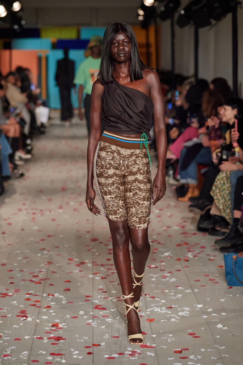 Ahluwalia Fall/Winter 2022 "From Nollywood to Bollywood" FW22 Collection Runway London Fashion Week LFW Looks Priya 