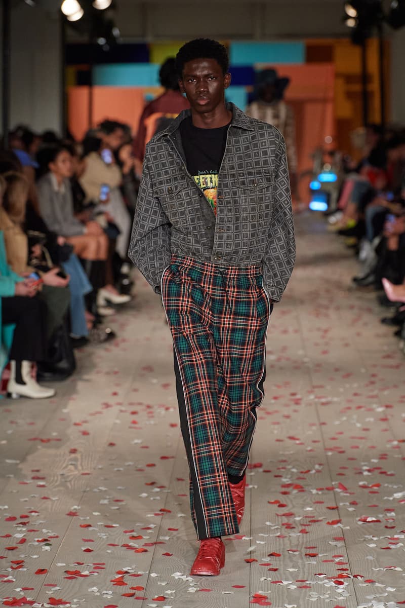 Ahluwalia Fall/Winter 2022 "From Nollywood to Bollywood" FW22 Collection Runway London Fashion Week LFW Looks Priya 