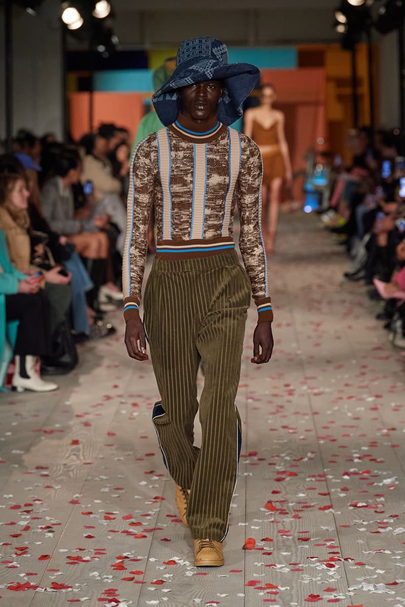 Ahluwalia Fall/Winter 2022 "From Nollywood to Bollywood" FW22 Collection Runway London Fashion Week LFW Looks Priya 