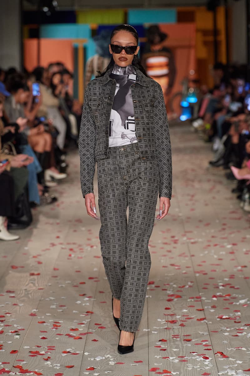 Ahluwalia Fall/Winter 2022 "From Nollywood to Bollywood" FW22 Collection Runway London Fashion Week LFW Looks Priya 