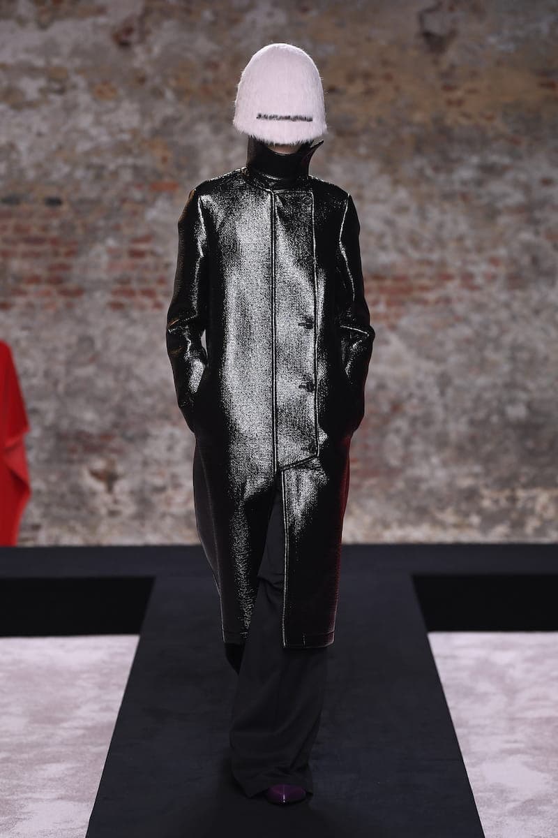 Raf Simons Fall/Winter 2022 Runway Show FW22 Collection Co-Ed Mens Womens Berghain Leather Vinyl Rubber Boots Accessories First Look