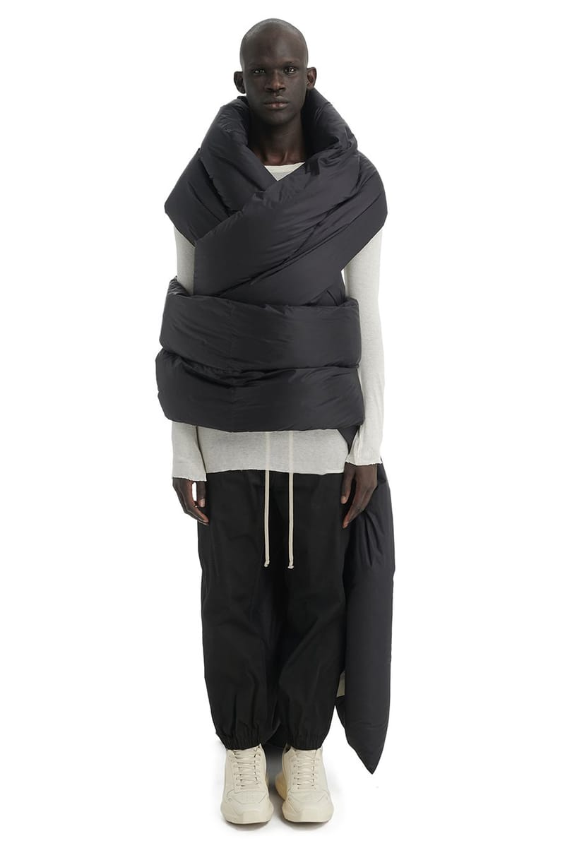 rick owens shawl