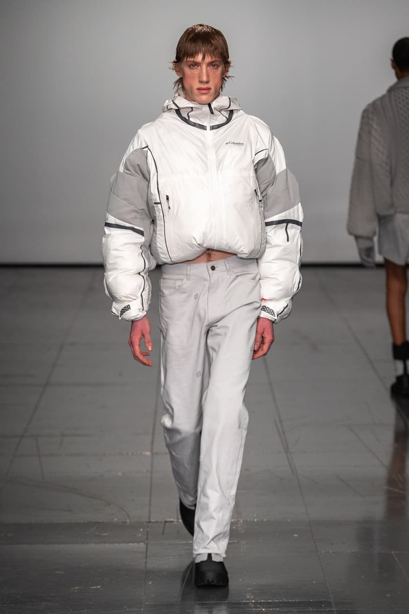 Robyn Lynch Fall/Winter 2022 FW22 Columbia Collaboration London Fashion Week LFW Runways Outerwear Irish Designer Emerging NEWGEN