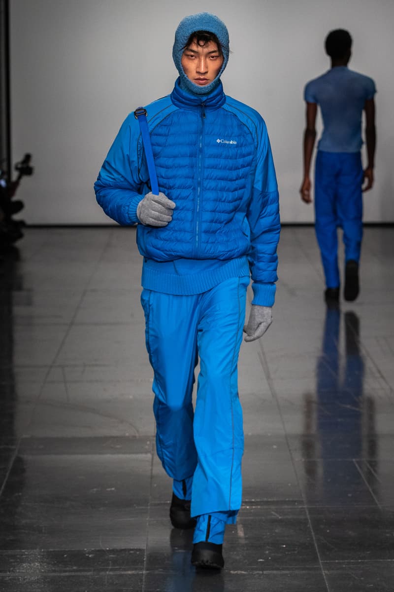 Robyn Lynch Fall/Winter 2022 FW22 Columbia Collaboration London Fashion Week LFW Runways Outerwear Irish Designer Emerging NEWGEN