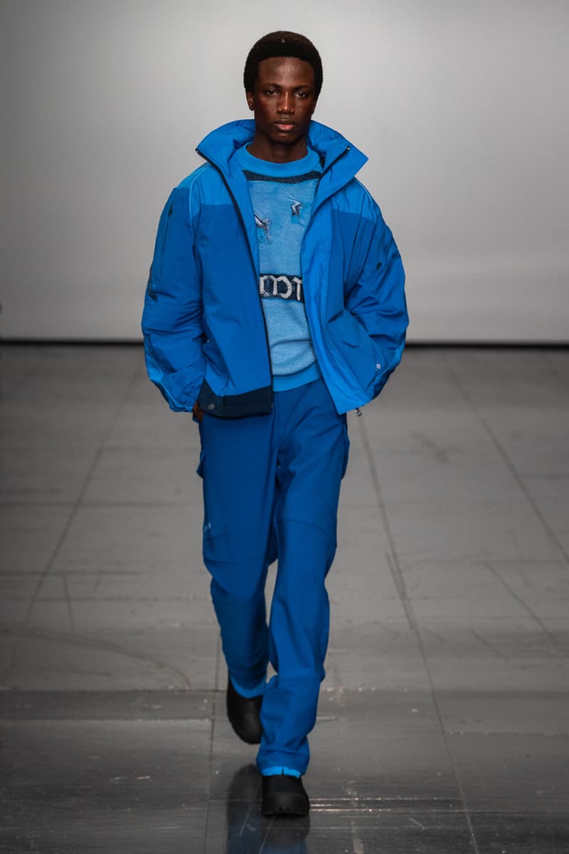 Robyn Lynch Fall/Winter 2022 FW22 Columbia Collaboration London Fashion Week LFW Runways Outerwear Irish Designer Emerging NEWGEN