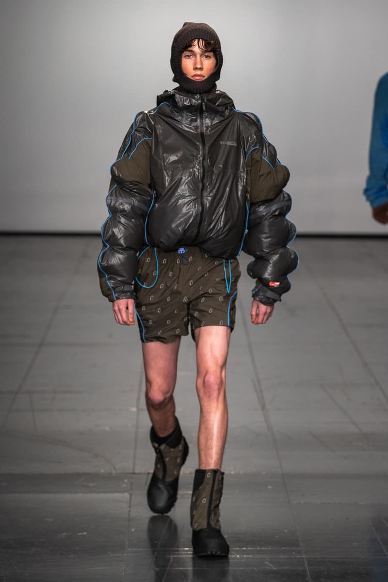 Robyn Lynch Fall/Winter 2022 FW22 Columbia Collaboration London Fashion Week LFW Runways Outerwear Irish Designer Emerging NEWGEN