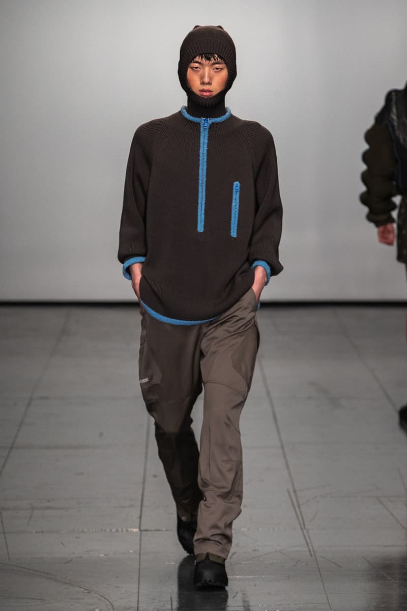 Robyn Lynch Fall/Winter 2022 FW22 Columbia Collaboration London Fashion Week LFW Runways Outerwear Irish Designer Emerging NEWGEN