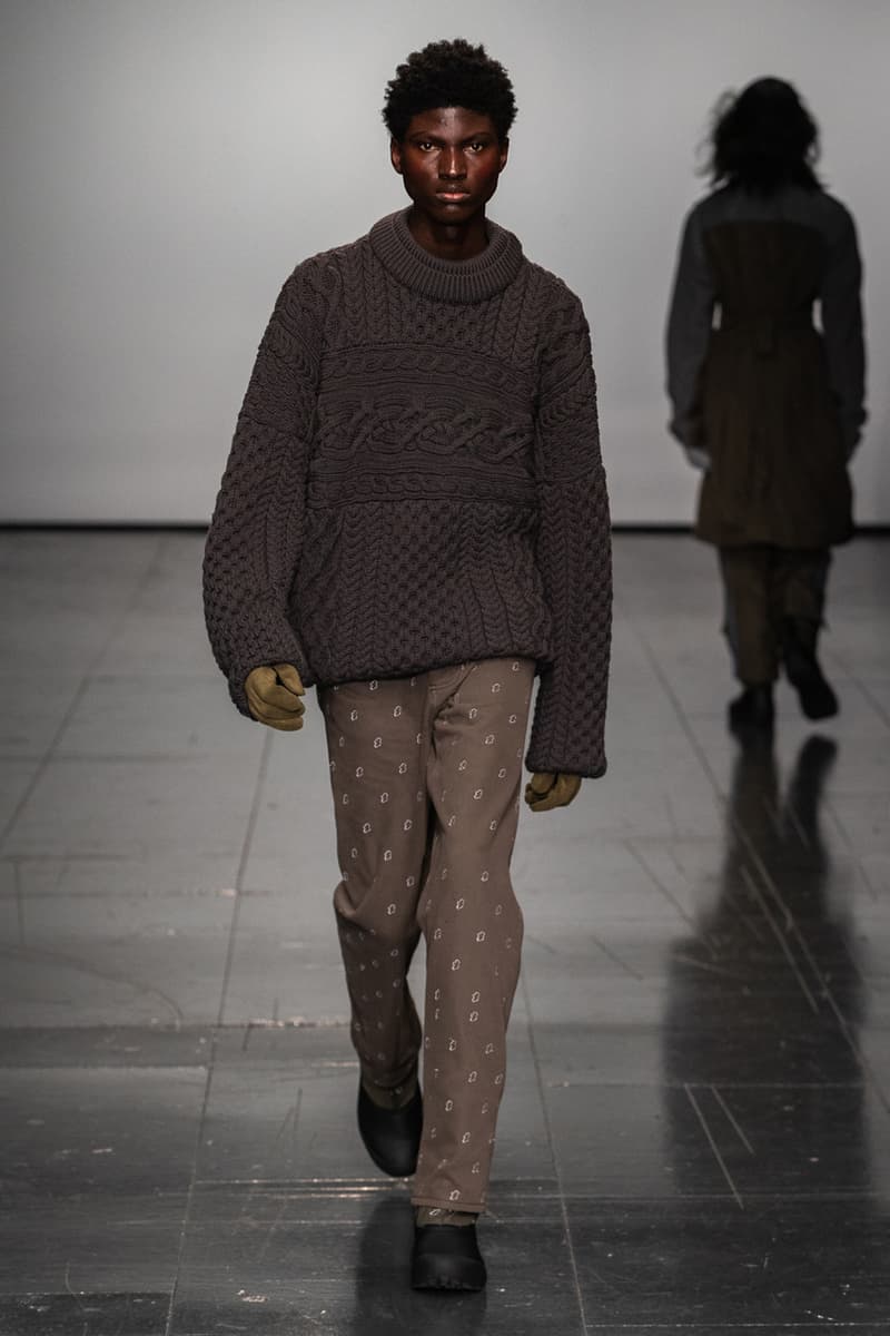 Robyn Lynch Fall/Winter 2022 FW22 Columbia Collaboration London Fashion Week LFW Runways Outerwear Irish Designer Emerging NEWGEN