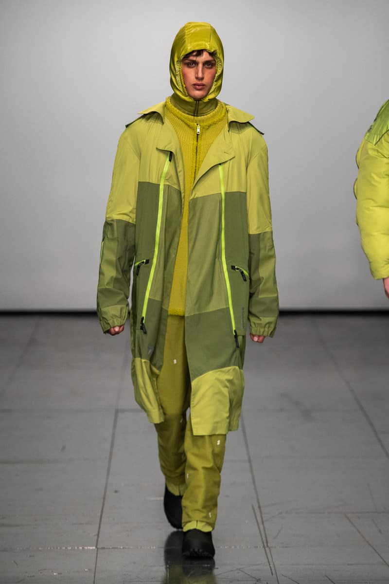 Robyn Lynch Fall/Winter 2022 FW22 Columbia Collaboration London Fashion Week LFW Runways Outerwear Irish Designer Emerging NEWGEN