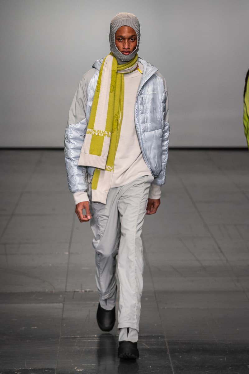 Robyn Lynch Fall/Winter 2022 FW22 Columbia Collaboration London Fashion Week LFW Runways Outerwear Irish Designer Emerging NEWGEN