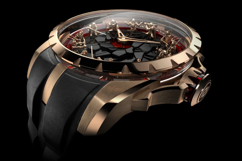 Roger Dubuis Creates Arthurian Scene Using Murano Glass and 18K Gold Micro Sculptures