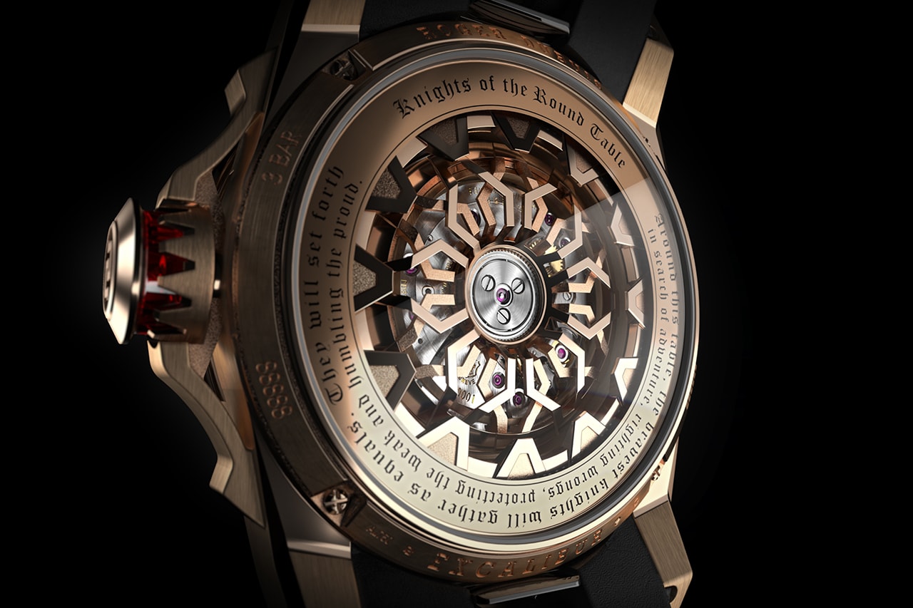 Roger Dubuis Creates Arthurian Scene Using Murano Glass and 18K Gold Micro Sculptures