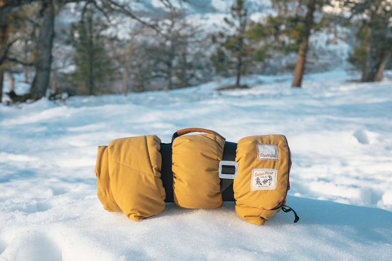 Snow Peak x RUMPL Collaboration Release Information blanket Japanese outdoors camping 