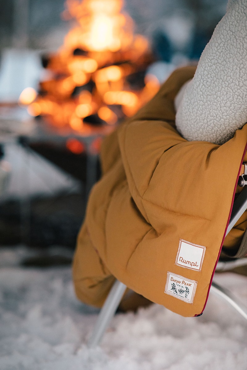 Snow Peak x RUMPL Collaboration Release Information blanket Japanese outdoors camping 