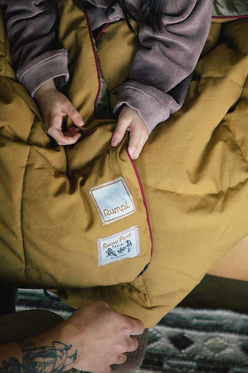 Snow Peak x RUMPL Collaboration Release Information blanket Japanese outdoors camping 