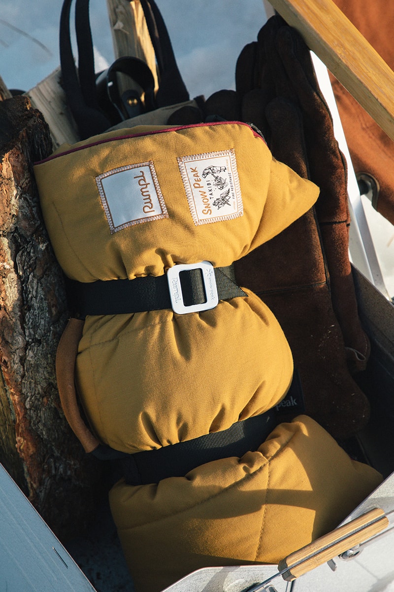 Snow Peak x RUMPL Collaboration Release Information blanket Japanese outdoors camping 