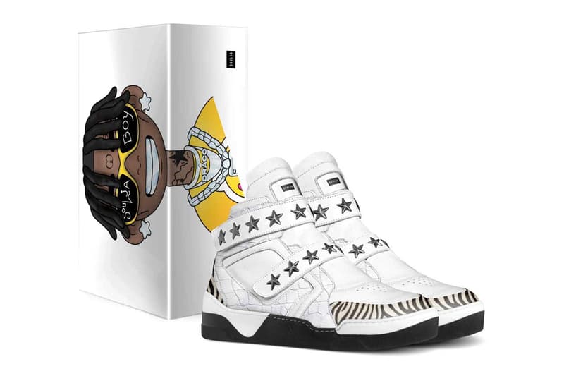 Soulja Boy Debuts New Shoe Brand Soulja Stars white black yellow green hi top fashion stars aliveshoes release info price 279 usd news