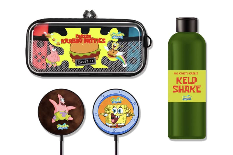 SpongeBob SquarePants CASETiFY collaboration collection Release info nickelodeon squidward tentacles mister krabs sandy patrick star gary 