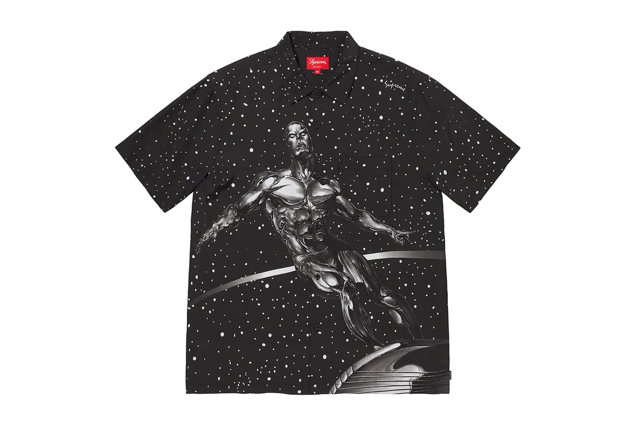 Supreme Spring/Summer 2022 Full Collection Release Info Date Buy Price Aeon Flux Ralph Steadman AOI Daido Moriyama GORE-TEX Vanson Raúl De Nieves Weirdo Dave Mitchell and Ness Ben Trogdon Harmony Korine Gummo Nate Lowman Lil’ Kim Al Green The Silver Surfer Dash Snow Alain Levitt B.B. Simon Umbro Poggi Ugo planters Airstream Trailer Meissen Mirror Anonima Castelli Pila Chair Kraft Macaroni & Cheese Rhino Trunks Wilderness Systems Aspire 105 Kayak and Paddle Bang&Olufsen Explore Portable Speaker