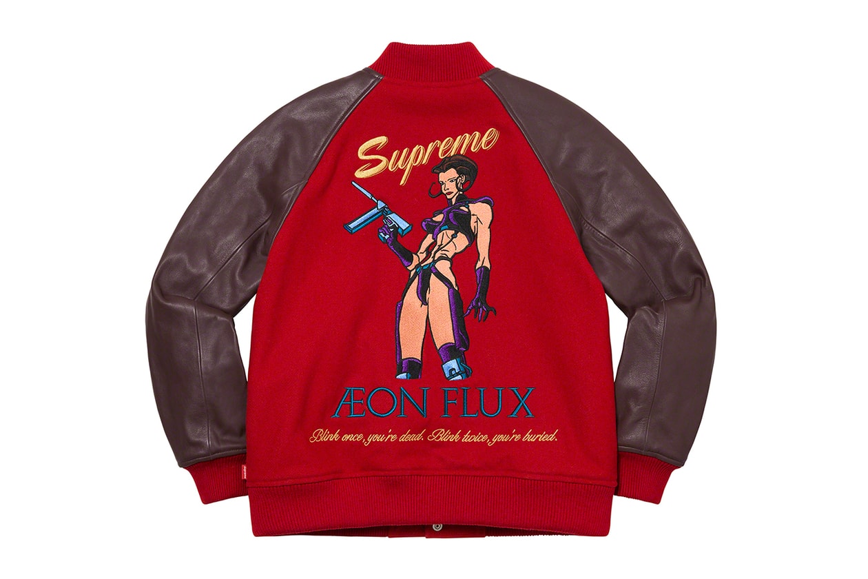 Supreme Spring/Summer 2022 Full Collection Release Info Date Buy Price Aeon Flux Ralph Steadman AOI Daido Moriyama GORE-TEX Vanson Raúl De Nieves Weirdo Dave Mitchell and Ness Ben Trogdon Harmony Korine Gummo Nate Lowman Lil’ Kim Al Green The Silver Surfer Dash Snow Alain Levitt B.B. Simon Umbro Poggi Ugo planters Airstream Trailer Meissen Mirror Anonima Castelli Pila Chair Kraft Macaroni & Cheese Rhino Trunks Wilderness Systems Aspire 105 Kayak and Paddle Bang&Olufsen Explore Portable Speaker