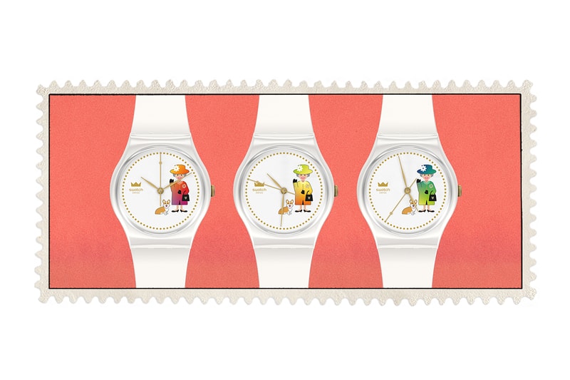 Celebratory Color-Changing Watch Gives Her Majesty Daily Wardrobe Changes