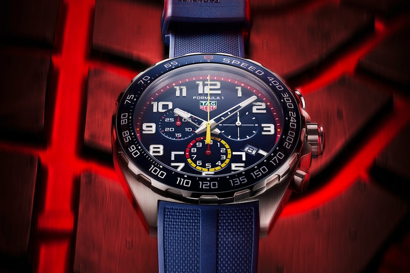 TAG Heuer Creates New Quartz Chronograph In Red Bull Racing F1 Colors.