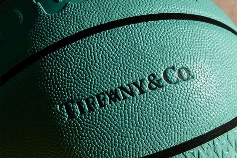 Tiffany Co. Daniel Arsham release blue basketball co-branding arsham monogram nba all star weekend cleveland cavaliers Wilson 575 usd release info