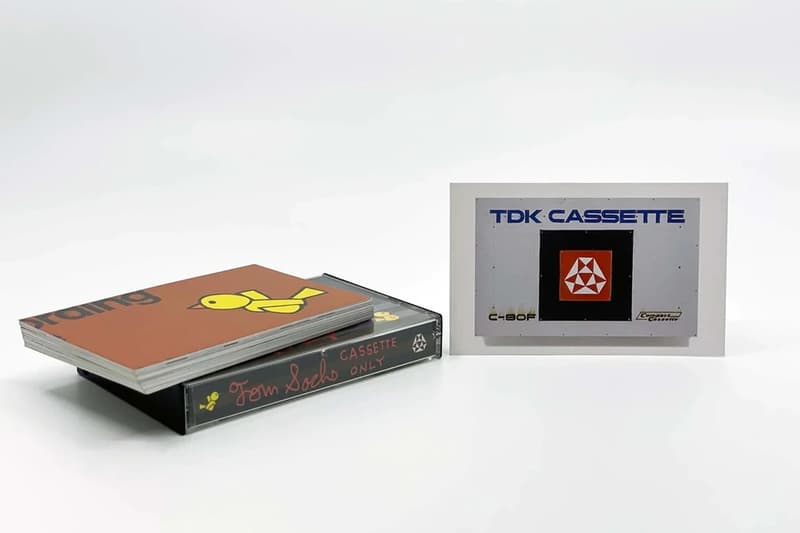 Tom Sachs TDK Cassette Zine Baldwin Gallery Exhibition Punk Rock JVC Memorex Maxell Aspen Colorado Playlists Music Vinyl Art Gallery DIY O Cards Single Record Players Vintage