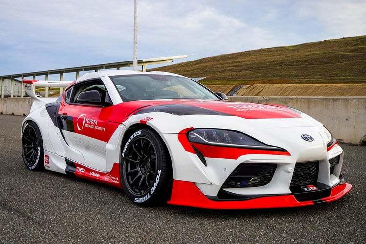 Watch This Toyota GR Supra Autonomously Drift Around Obstacles on a Circuit