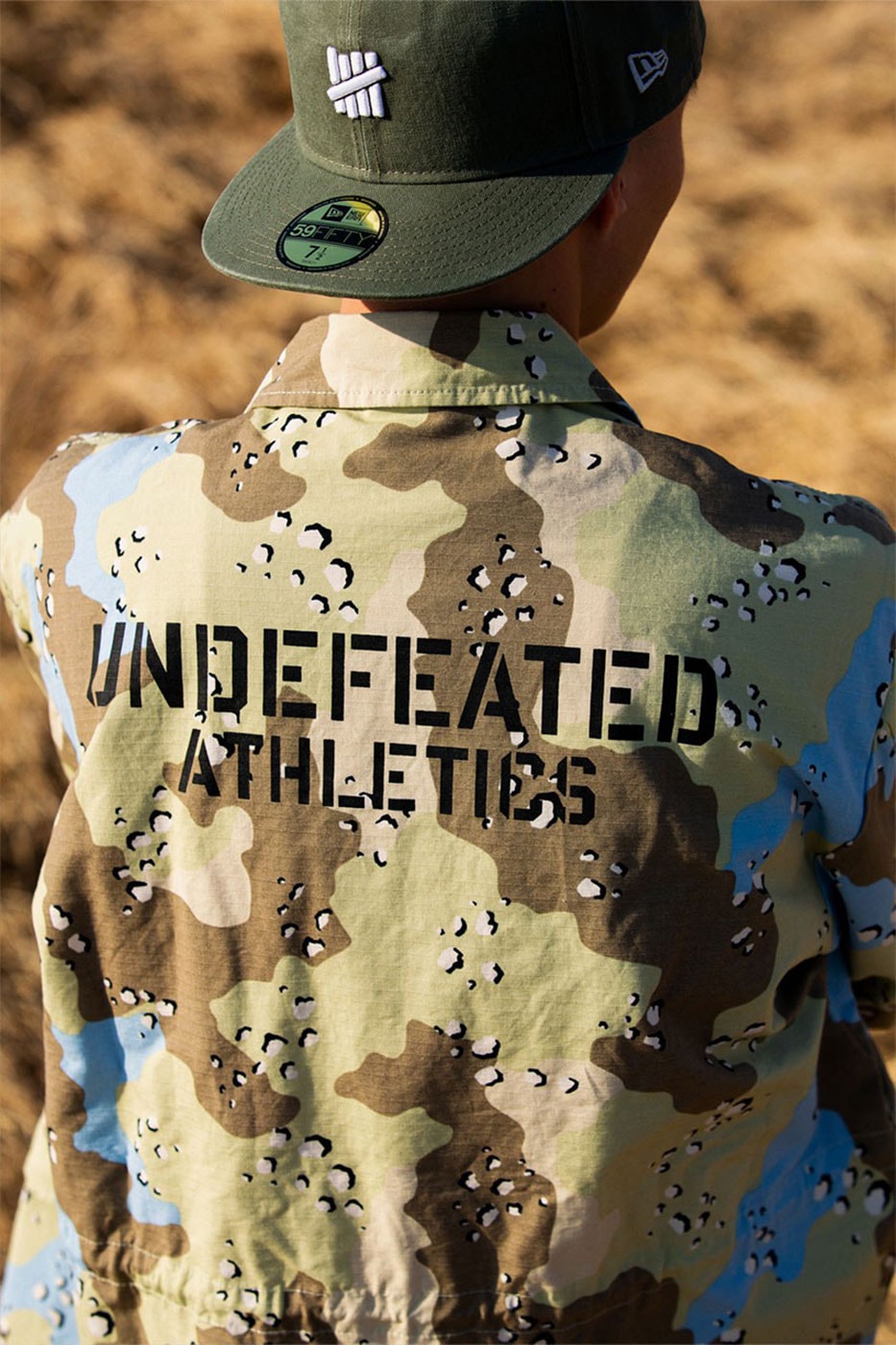 UNDEFEATED Spring 2022 Collection Release Info Buy Military Jacket Stencil Camo Cargo Pants Caps Beanies Hat