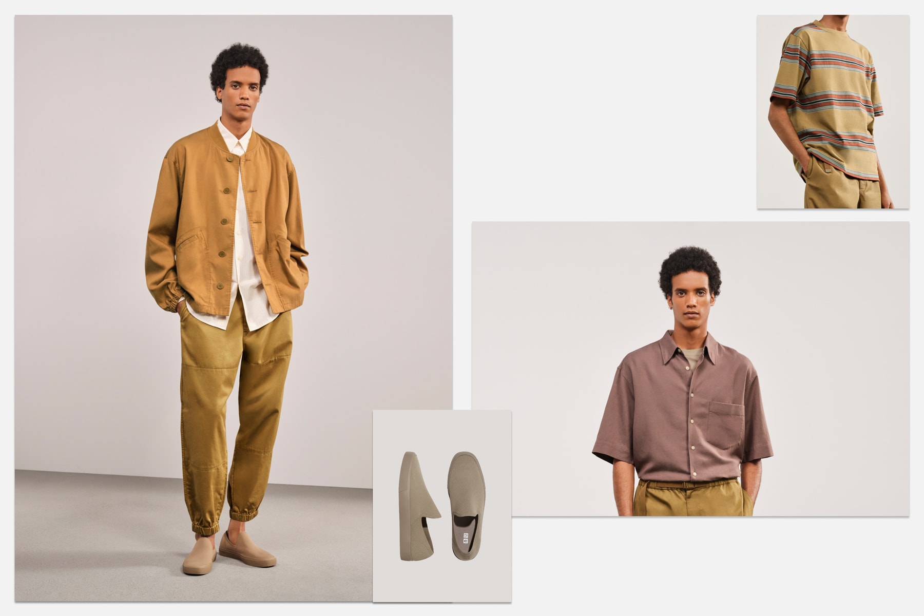 UNIQLO Releases Essentials Lineup Wardrobe Staples Minimalist Neutral T-Shirts Crew Necks Silhouettes Fundamental Cotton Pieces Spring Summer 2022 Collection Shirt Dresses Trench Coat Button-Ups Windbreaker Parisian Style