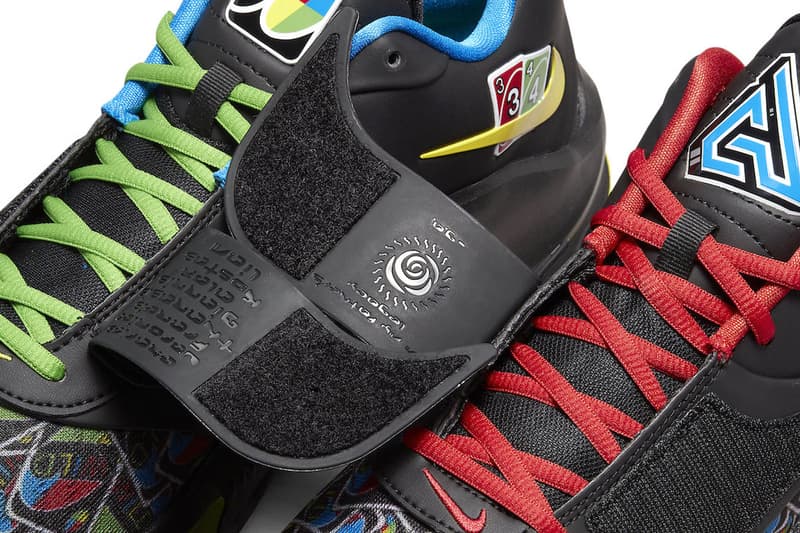 UNO Nike Zoom Freak 3 Official Look Release Info DC9363-001 Date Buy Price yellow green blue red black 50th anniversary giannis antetokounmpo 120 usd release info price 