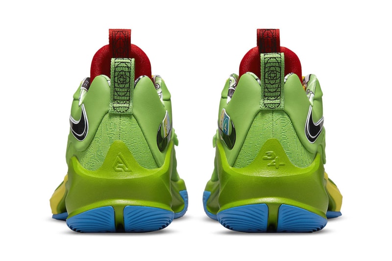 UNO Nike Zoom Freak 3 Official Look Release Info DC9363-001 Date Buy Price yellow green blue red black 50th anniversary giannis antetokounmpo 120 usd release info price 