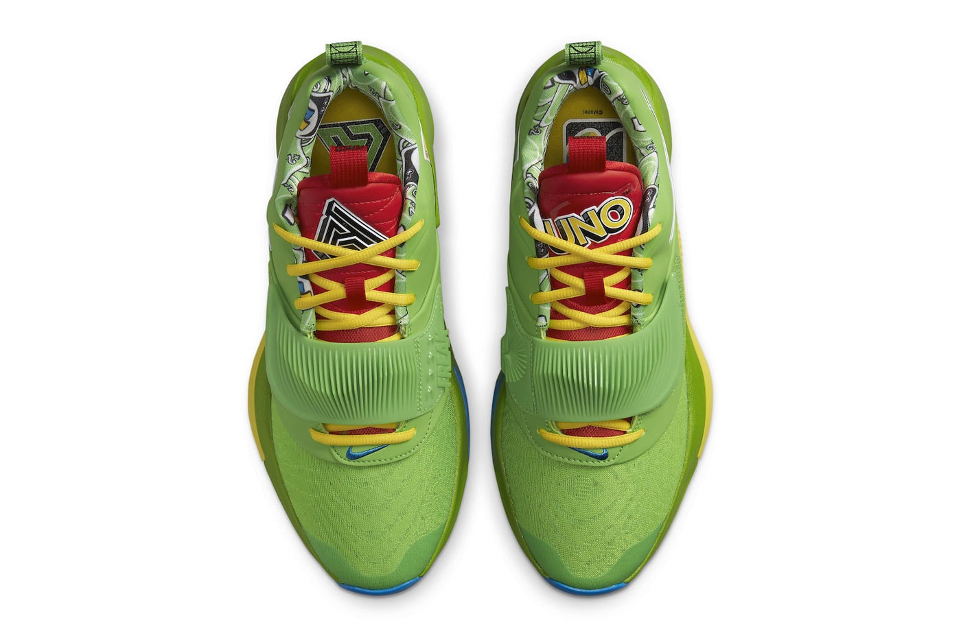 UNO x Nike Zoom Freak 3 Green Yellow DC9364-300 DC9364-700 Release 2022 Giannis Antetokounmpo