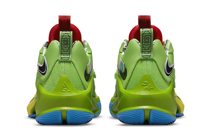 UNO x Nike Zoom Freak 3 Green Yellow DC9364-300 DC9364-700 Release 2022 Giannis Antetokounmpo