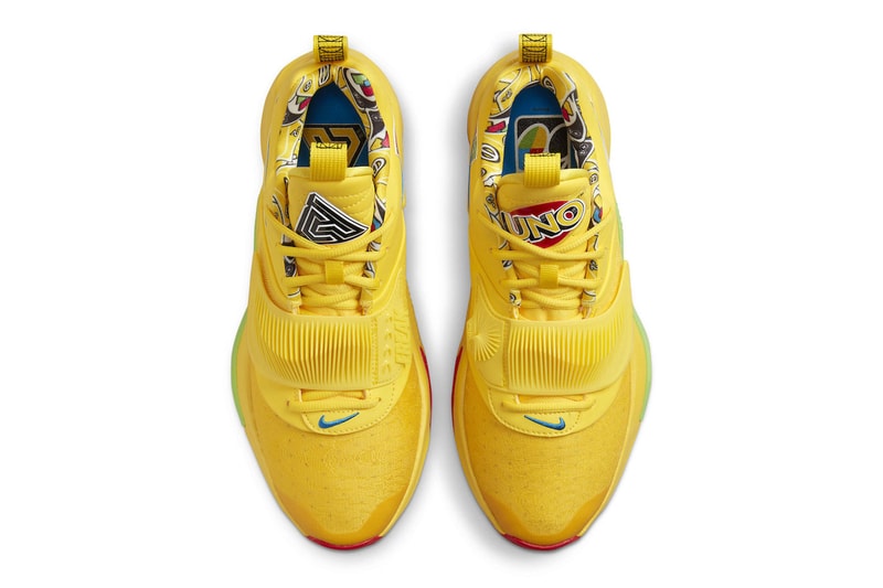 UNO x Nike Zoom Freak 3 Green Yellow DC9364-300 DC9364-700 Release 2022 Giannis Antetokounmpo
