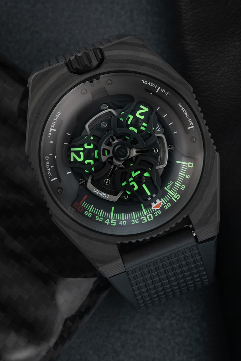 URWERK Presents Lightweight Carbon Version of Its Satellite Based Timekeeper