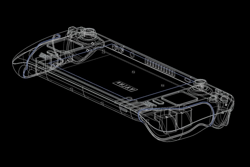 Logo Steam, 3D CAD Model Library