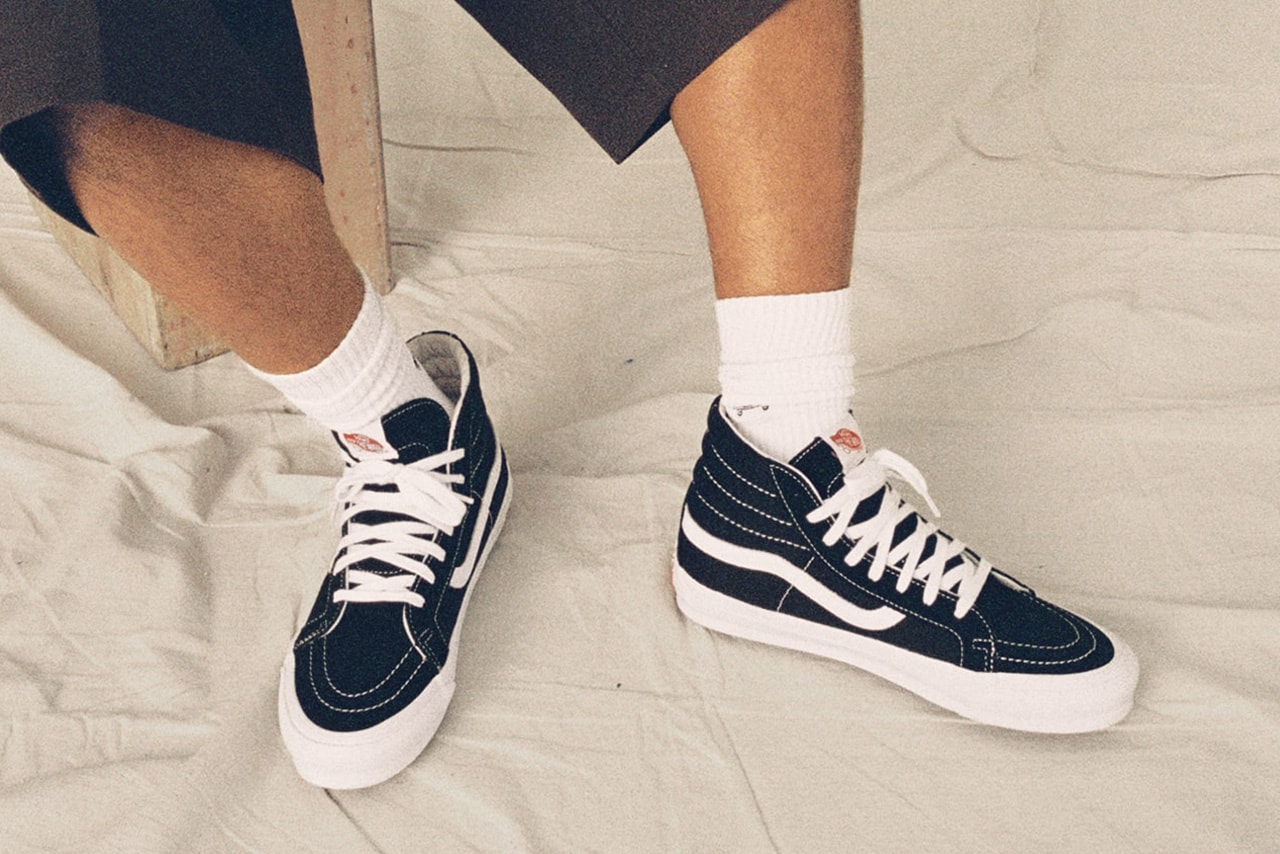 vault by vans spring 2022 OG Sk8-Hi LX OG Slip-On LX OG style 73 dx Authentic rugby shirt graphic tees printed shirts release info date photos price buying guide